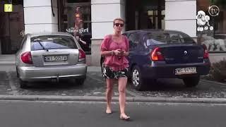 Katarzyna Zielińska - candid leather flats 1