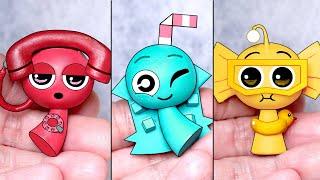 Making SPRUNKI OC Animated Series Intro Bailey Aqua Tele Sculptures Timelapse