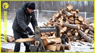 Fastest Automatic Firewood Processing Machine | World's Fastest Wood Cutting Chainsaw #39