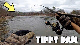 My Experience at Tippy Dam SteelHead Fishing - Winter River Fishing