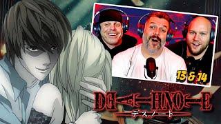 Death Note season 1 episode 1x13 & 1x14 reaction (DUB)