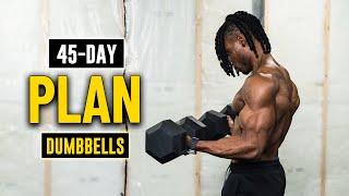 45 Day Dumbbell Build & Burn Workout Program | KRILLIN