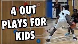 Best 4 Out Basketball Plays For Kids