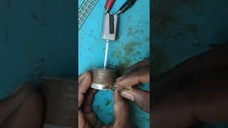 DC motor Output Voltage without current #shorts #shortvideo #kjayrepairingwala