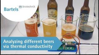 Innovative Thermal Conductivity Measurements of German Beers