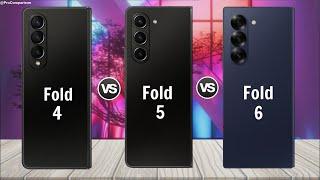 Galaxy Z Fold 4 vs Galaxy Z Fold 5 vs Galaxy Z Fold 6 || Z Fold 6