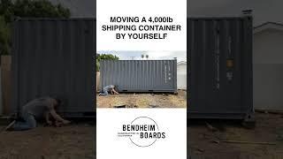 Moving a Shipping Container by Yourself #shorts