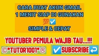 Cara Buat Gmail Simple & Praktis 5 Menit Siap