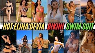 Elina Devia Indonasian Model Hot Bikini Swim Suit Hindi Sexy Actress