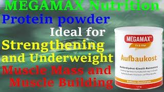 MEGAMAX Nutrition,ideal for strengthening ,and for those who are underweight. Protein powder.