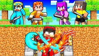 Hunters vs ELEMENTAL Speedrunner in Minecraft!