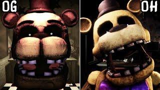 FNAF 1 Rewritten - All version Jumpscares