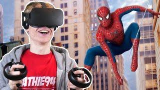 SPIDER-MAN SIMULATOR IN VIRTUAL REALITY! | Spider-Man: Homecoming VR (Oculus Touch Gameplay)