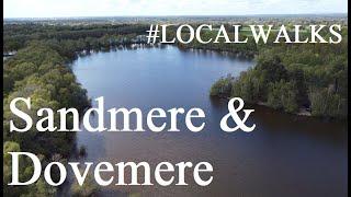 Sandmere & Dovemere, Allostock, Cheshire - DJI Mini 2