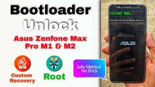 How To Unlock Bootloader Of Asus Zenfone Max Pro M1 & M2. Install Custom Recovery & Root