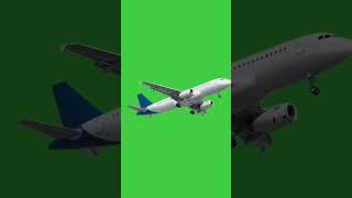 Green screen pesawat besar terbang #greenscreen