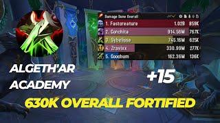 +15 Algeth'ar Academy Assassination rogue POV 630k overall The war within pre patch 11.0.0