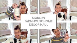 MODERN FARMHOUSE HOME DECOR HAUL | ONLINE AND CURBSIDE PICKUP HOME DECOR HAUL