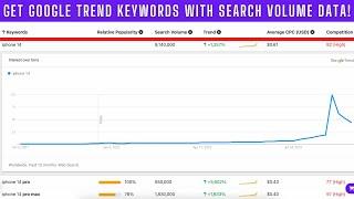 Taking Google Trends To The NEXT Level!   Keyword Tool For Google Trends #googletrends