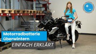 Motorradbatterie überwintern | Ausbau? | Laden? | Tutorial