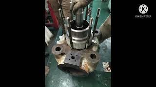 Assembling of Main Engine Exhaust Valve (B&W S46ME-B)