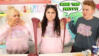 MAKE THIS SLIME PRETTY CHALLENGE! PAUL VS JEDDAH! Slimeatory #592