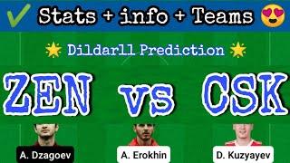 ZEN vs CSK Football Team Prediction | ZEN vs CSK Dream11 Team |