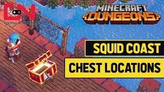 Minecraft Dungeons All Squid Coast Chest Locations Guide