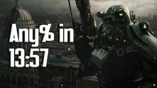 (World Record) Fallout 3: Any% Speedrun in 13:57