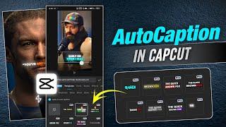 Capcut Auto Captions Tutorial | How To Generate Auto Captions In Capcut | Auto Captions Generator