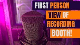 FIRST PERSON VIEW OF RECORDING BOOTH | THE HOUSE | WESTHETECH PRODUCTIONS