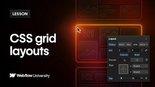 Build CSS grid layouts in Webflow — Web design tutorial