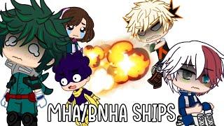 MHA Characters Reacting to Ships but it’s kinda accurate || Gacha Club