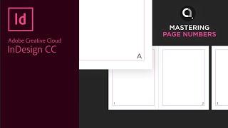 Automatic Page Numbers in InDesign using Master Pages