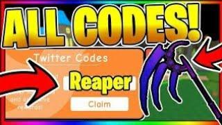 ALL THE *NEW* WORKING CODES in REAPER SIMULATOR 2 (Roblox)