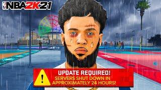 I Went Back to NBA 2K21 For The Last Day.. (SERVERS SHUT OFF)