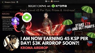 Airdrop + Play2Earn: Kroma x Night Crows (Airdrop Update / Tokenomics Update and more)