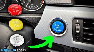 Colored Start/Stop Ignition Button For BMW E90/E92 3-Series INSTALL! | HALLENB.com