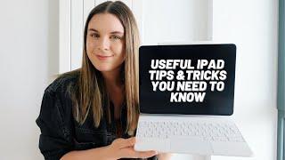 Useful iPad tips and tricks! How to customize your iPad Pro in 2021! *DO THIS BEFORE iPADOS 15*