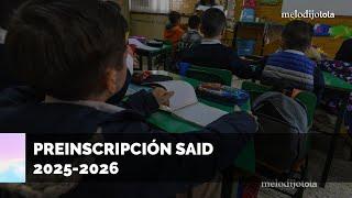 Guía de preinscripción SAID 2025-2026 para escuelas en Edomex