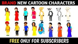 Chroma Toon Free Characters | chroma toons characters free download | chroma toons
