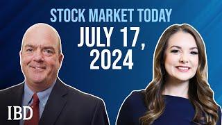 Nasdaq Falls Hard As Chip Stocks Weaken; NVDA, LLY, THC In Focus | Stock Market Today