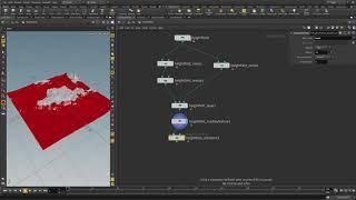 Houdini 16 - Live Rendering of Heightfields In Redshift3D