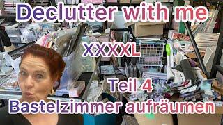 Declutter with me ️ Bastelzimmer aufräumen XXXXXL  alte Action Schätze  Teil 4