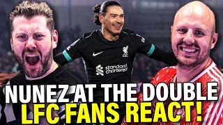 LIVERPOOL FANS REACT TO DARWIN NUNEZ'S MATCH WINNING PERFORMANCE!