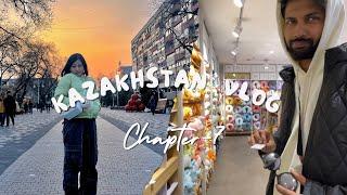 Kazakhstan vlog | Flight cancelled, Airbnb update, Arbat St, Korean Food in Almaty