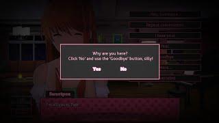 Closing the game on Monika | Doki Doki Literature Club: Monika After Story