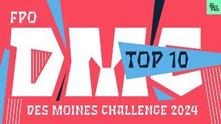 Top 10 Shots from the 2024 Des Moines Challenge | FPO | Jomez Disc Golf