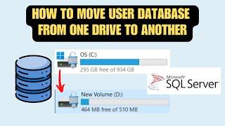 Move User Database to another drive in SQL Server