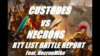 Custodes Talons of the Emperor vs Necrons Hypercrypt Battle Report Warhammer 40k